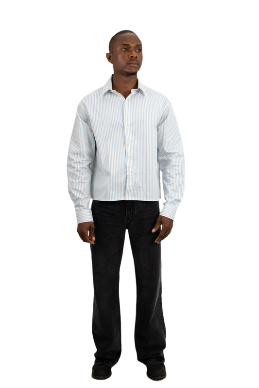 striped shirt white/blue