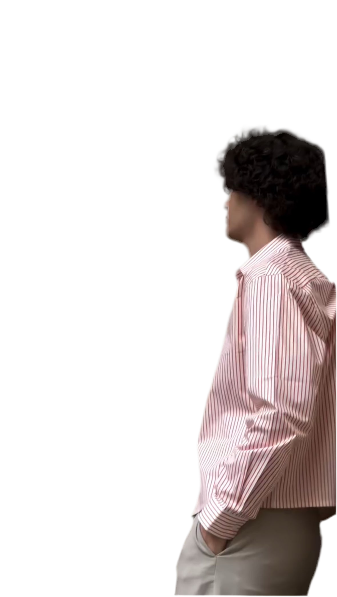 striped shirt white/red