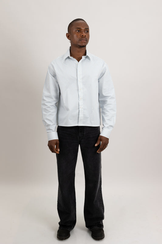 striped shirt white/blue ( Pre-Order)