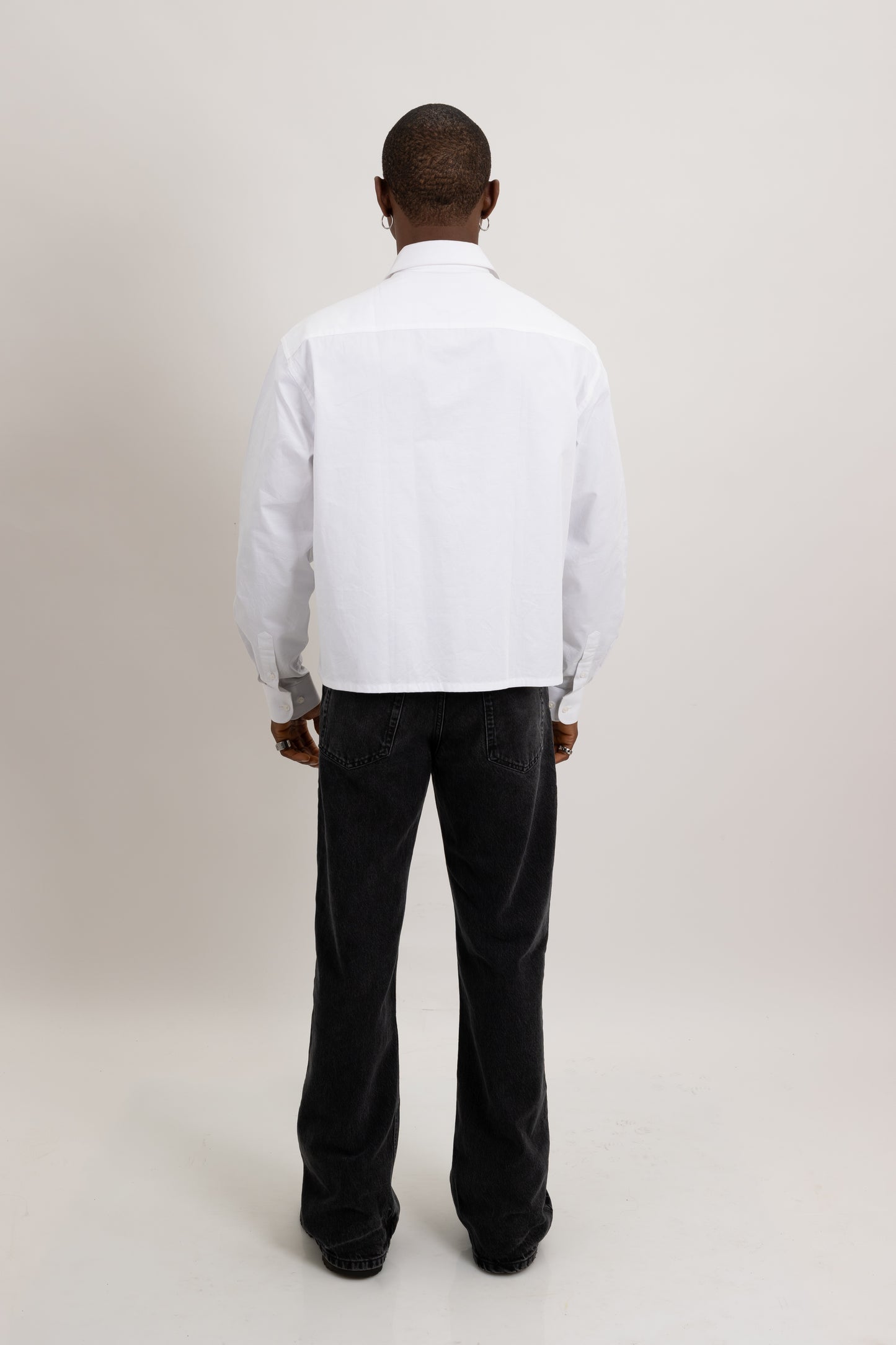 striped shirt white ( Pre-Order)