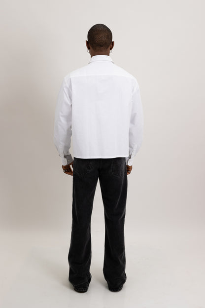 striped shirt white ( Pre-Order)