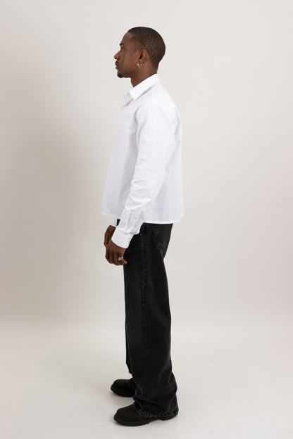 striped shirt white ( Pre-Order)